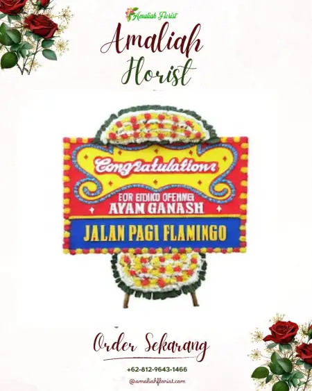 Sewa Papan Bunga Bogosari